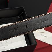 Chanel Belt Lambskin Metal Burgundy Gold Black 4.8cm - 6