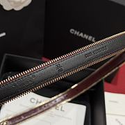 Chanel Belt Lambskin Metal Burgundy Gold Black 2.8cm - 4