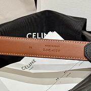 Celine Medium Triomphe Belt in Triomphe Canvas Brown 2.5cm - 6