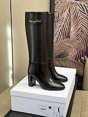 Dior D-Town Heeled Boot Black Supple Calfskin 8cm - 4