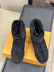 LV Aspen Platform Ankle Boot Black 1AC78O - 3