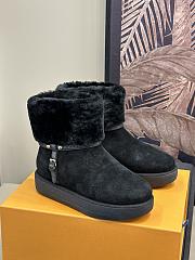 LV Aspen Platform Ankle Boot Black 1AC78O - 2