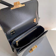 Celine Teen Garance Bag In Patent Calfskin Black - 18.5x13.5x7cm - 3