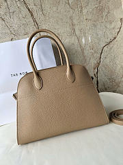 The Row Soft Margaux 12 Bag in Grained Milk Tea - 32x23x18cm - 1