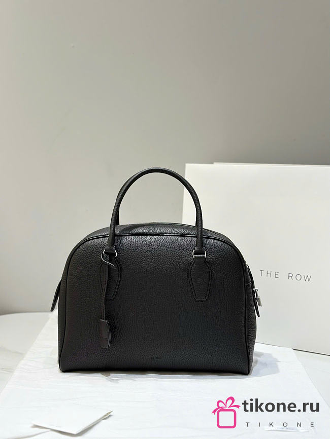 The Row India 12 Bag in Grained Black - 30.5x24x30.5cm - 1