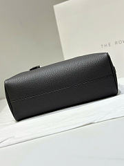 The Row India 12 Bag in Grained Black - 30.5x24x30.5cm - 5