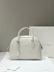 The Row India 12 Bag in Grained White - 30.5x24x30.5cm - 1