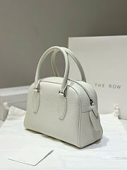 The Row India 10 Bag in Grained White - 24x19x8cm - 4