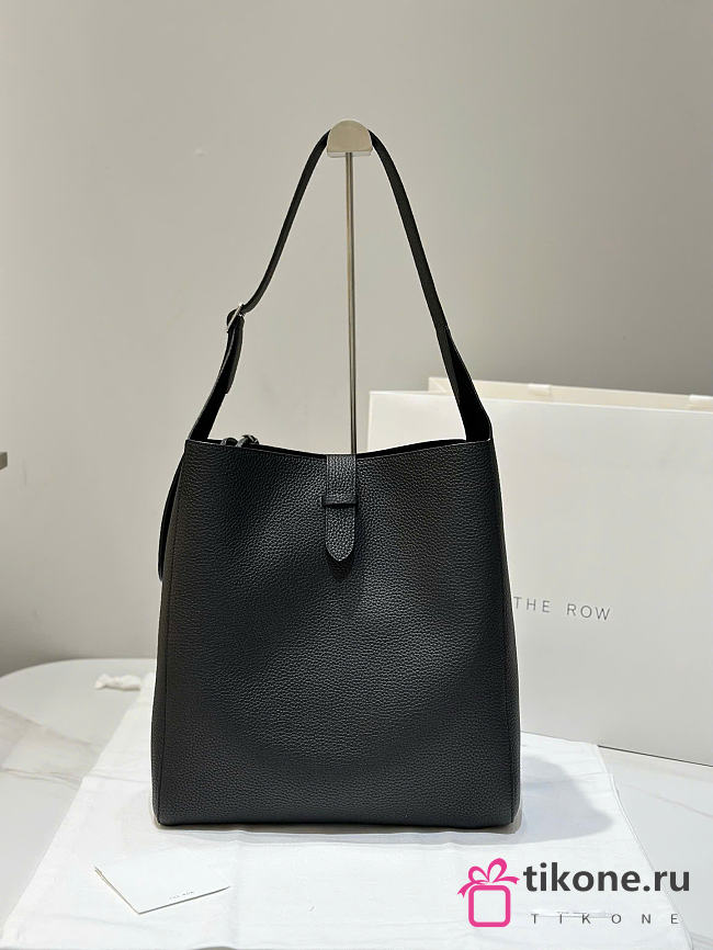 The Row Blake Hobo Bag in Grained Black - 35x25x7cm - 1