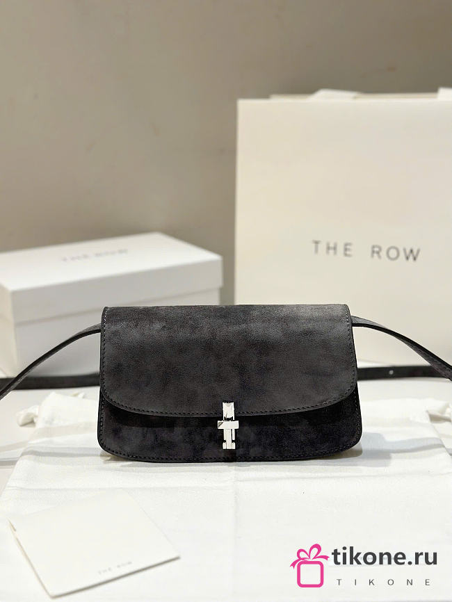 The Row East West Sofia Bag Suede Gray - 19x10.5x5cm - 1