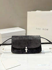 The Row East West Sofia Bag Suede Gray - 19x10.5x5cm - 1