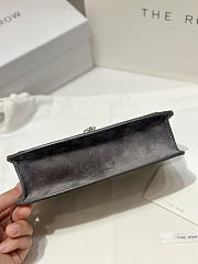 The Row East West Sofia Bag Suede Gray - 19x10.5x5cm - 3