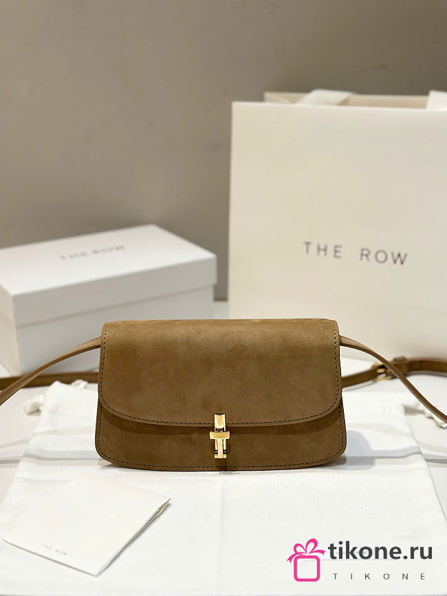 The Row East West Sofia Bag Suede Beige - 19x10.5x5cm - 1