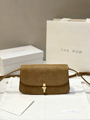 The Row East West Sofia Bag Suede Beige - 19x10.5x5cm - 1