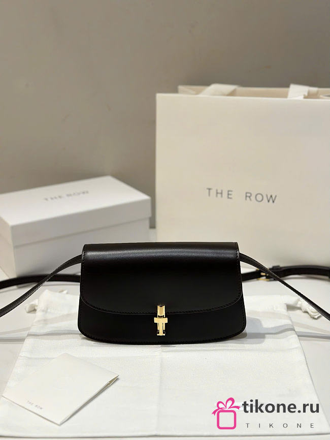 The Row East West Sofia Bag Leather Black Gold - 19x10.5x5cm - 1