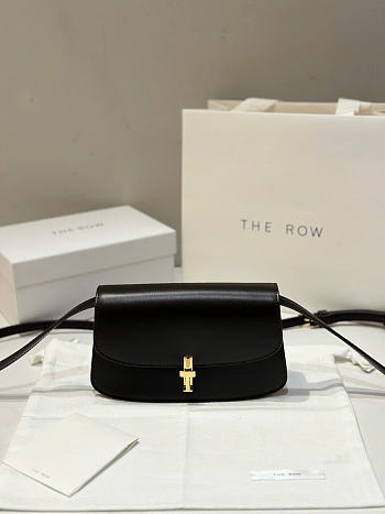 The Row East West Sofia Bag Leather Black Gold - 19x10.5x5cm