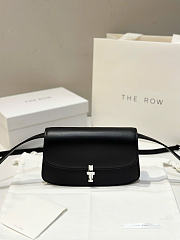 The Row East West Sofia Bag Leather Black Silver - 19x10.5x5cm - 1