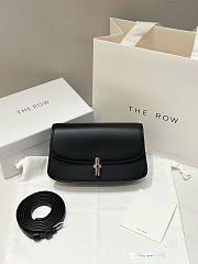 The Row East West Sofia Bag Leather Black Silver - 19x10.5x5cm - 3