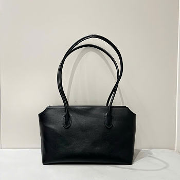 The Row Terrasse Bag in Leather Black - 32x18x20cm