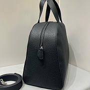 The Row Bowling Two Bag in Grained Black - 34x16x24cm - 3