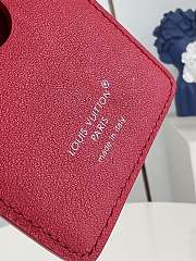 LV Porte Cartes Magnet Monogram Macassar Red M12856 - 6.5x9.5x0.5cm - 5