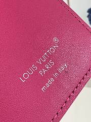 LV Porte Cartes Magnet Monogram Macassar Pink M12851 - 6.5x9.5x0.5cm - 5