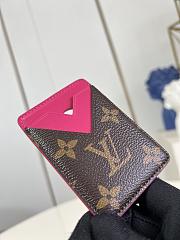 LV Porte Cartes Magnet Monogram Macassar Pink M12851 - 6.5x9.5x0.5cm - 3