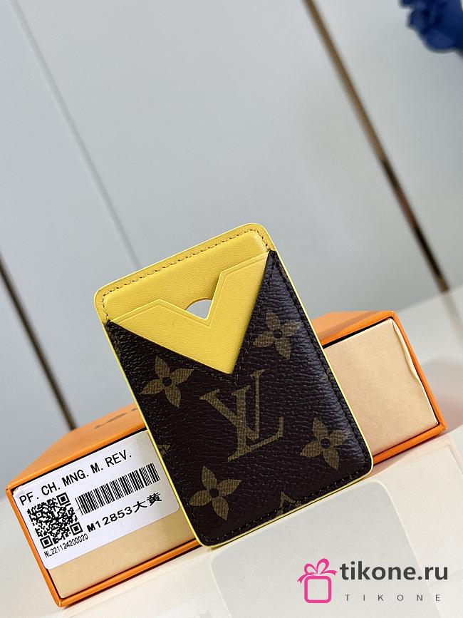 LV Porte Cartes Magnet Monogram Macassar Yellow M12853 - 6.5x9.5x0.5cm - 1