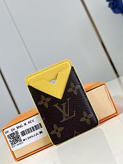 LV Porte Cartes Magnet Monogram Macassar Yellow M12853 - 6.5x9.5x0.5cm - 6