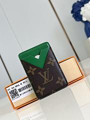 LV Porte Cartes Magnet Monogram Macassar Green M12855 - 6.5x9.5x0.5cm - 1