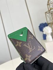 LV Porte Cartes Magnet Monogram Macassar Green M12855 - 6.5x9.5x0.5cm - 6