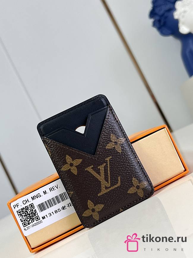 LV Porte Cartes Magnet Monogram Macassar Canvas M13185 - 6.5x9.5x0.5cm - 1