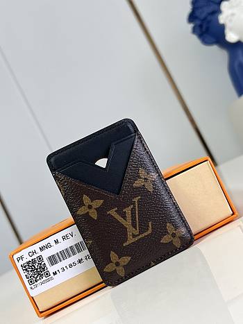 LV Porte Cartes Magnet Monogram Macassar Canvas M13185 - 6.5x9.5x0.5cm