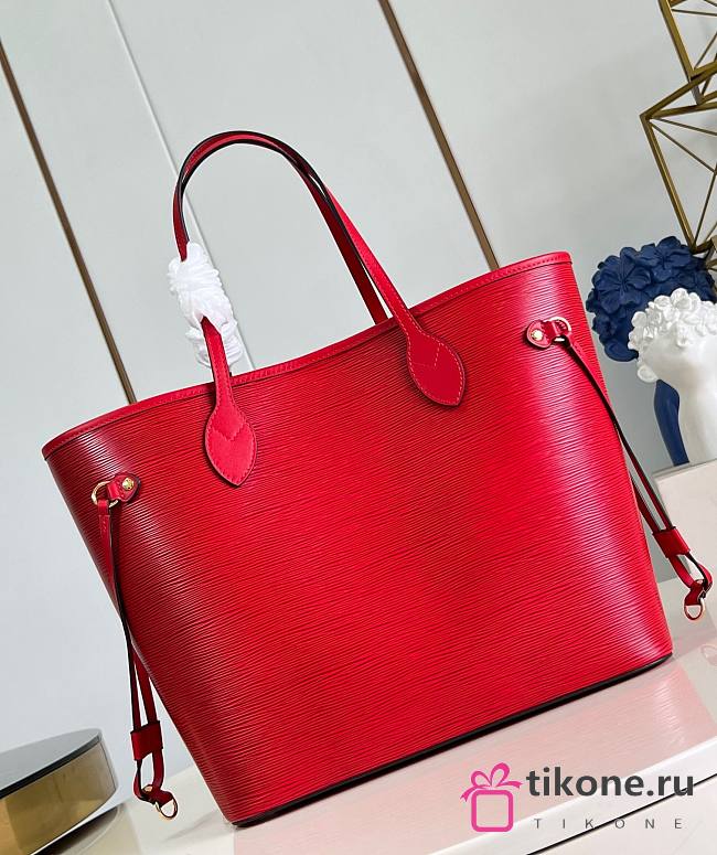 LV Neverfull MM Epi Leather Red M12755 - 31x28x14cm - 1