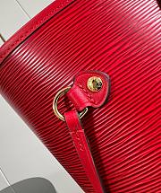 LV Neverfull MM Epi Leather Red M12755 - 31x28x14cm - 3