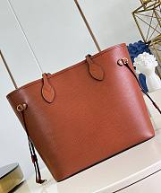 LV Neverfull MM Epi Leather Brown M12467 - 31x28x14cm - 3