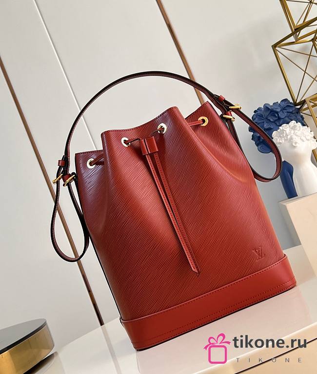 LV Noe MM Epi Leather Brown M12604 - 33x20x27cm - 1