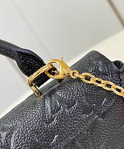 LV Nano Madeleine Monogram Empreinte Leather Black M12144 - 21x12.5x6cm - 4