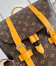 LV Christopher MM Monogram Macassar Canvas Yellow M12729 - 38x44x12.5cm - 3