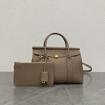 Loro Piana Loom Bag L25 Fossil - 25x18x12.5cm