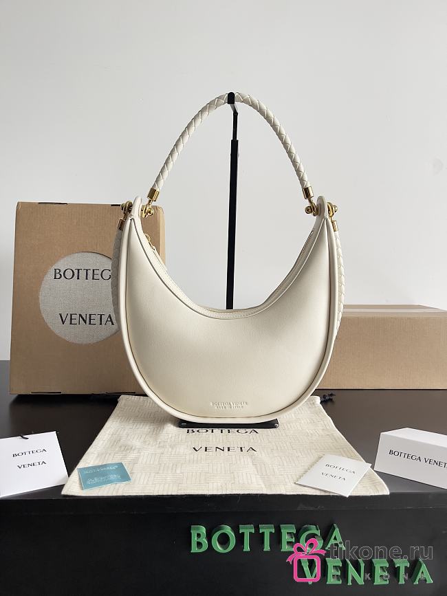 Bottega Veneta Hula Hoop Sea Salt - 28x27x6cm - 1