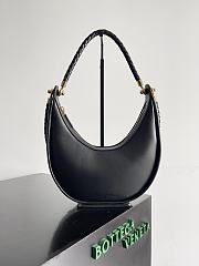 Bottega Veneta Hula Hoop Black - 28x27x6cm - 4