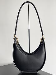 Bottega Veneta Hula Hoop Black - 28x27x6cm - 3