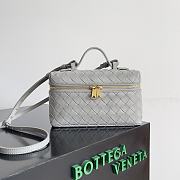 Bottega Veneta Bang Bang Vanity Case Gray - 23x12.5x4cm - 1