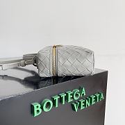 Bottega Veneta Bang Bang Vanity Case Gray - 23x12.5x4cm - 5