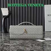 Bottega Veneta Andiamo Clutch Bag In Gray - 31x13x3cm - 4