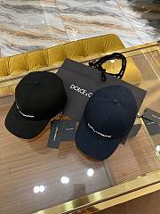 Cotton Baseball Cap With Dolce&Gabbana Logo  - 5