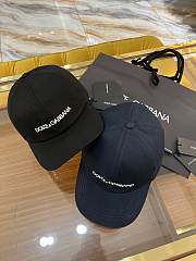 Cotton Baseball Cap With Dolce&Gabbana Logo  - 6