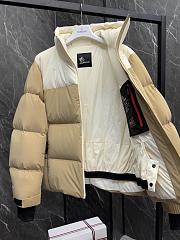 Moncler Grenoble Stennes Ski Down Jacket Beige - 3