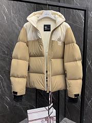 Moncler Grenoble Stennes Ski Down Jacket Beige - 2